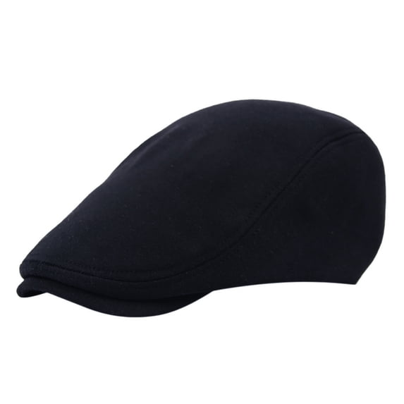 Classic Herringbone Newsboy Flat Cap for Men Style Adjustable Headwear