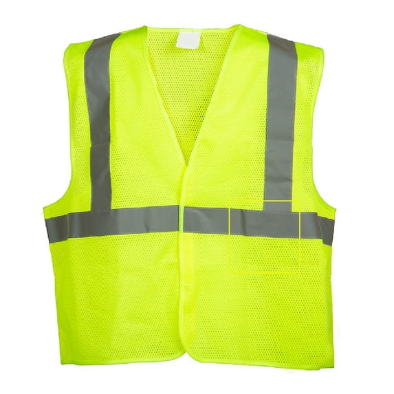Classic HiVis Safety Vest - Yellow - Medium - 5 pack