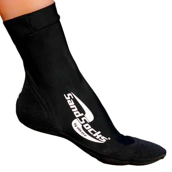Classic High Top Neoprene Athletic Socks - Black