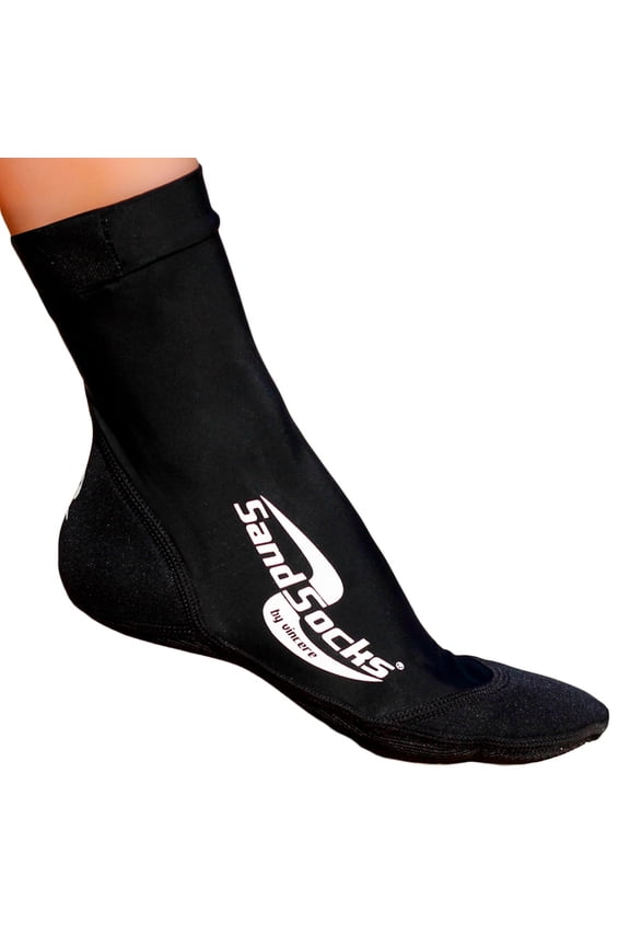 Classic High Top Neoprene Athletic Socks - Black