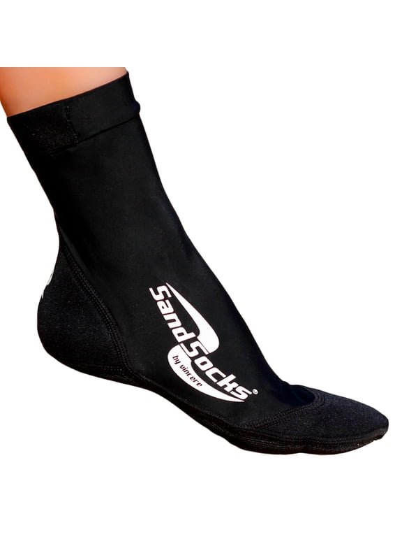 Classic High Top Neoprene Athletic Socks - Black