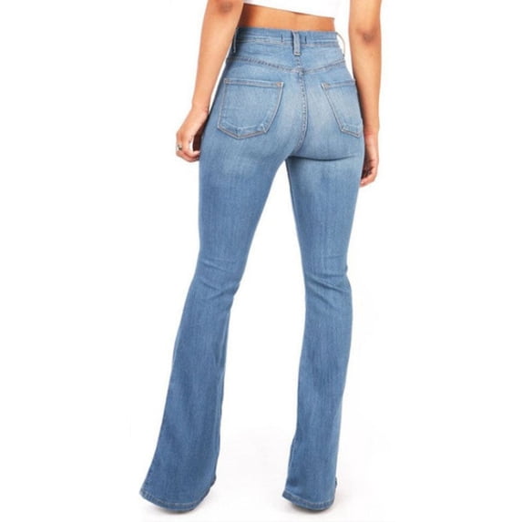 Classic High-Waisted Flare Jeans