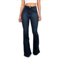 thumbnail image 1 of Classic High-Waisted Flare Jeans, 1 of 1