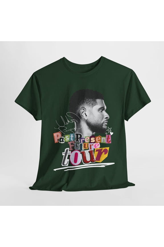 Classic Hip-Hop and R&B Inspired Graphic Tee, Soft Cotton Streetwear Shirt Music RnB Singer Shirt, Music Rap Shirt, Hip Hop Pop Inspired Shirt FOREST GREEN