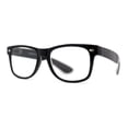 thumbnail image 1 of Classic Hipster Horn Rim Reading Glasses Black +2.75, 1 of 4