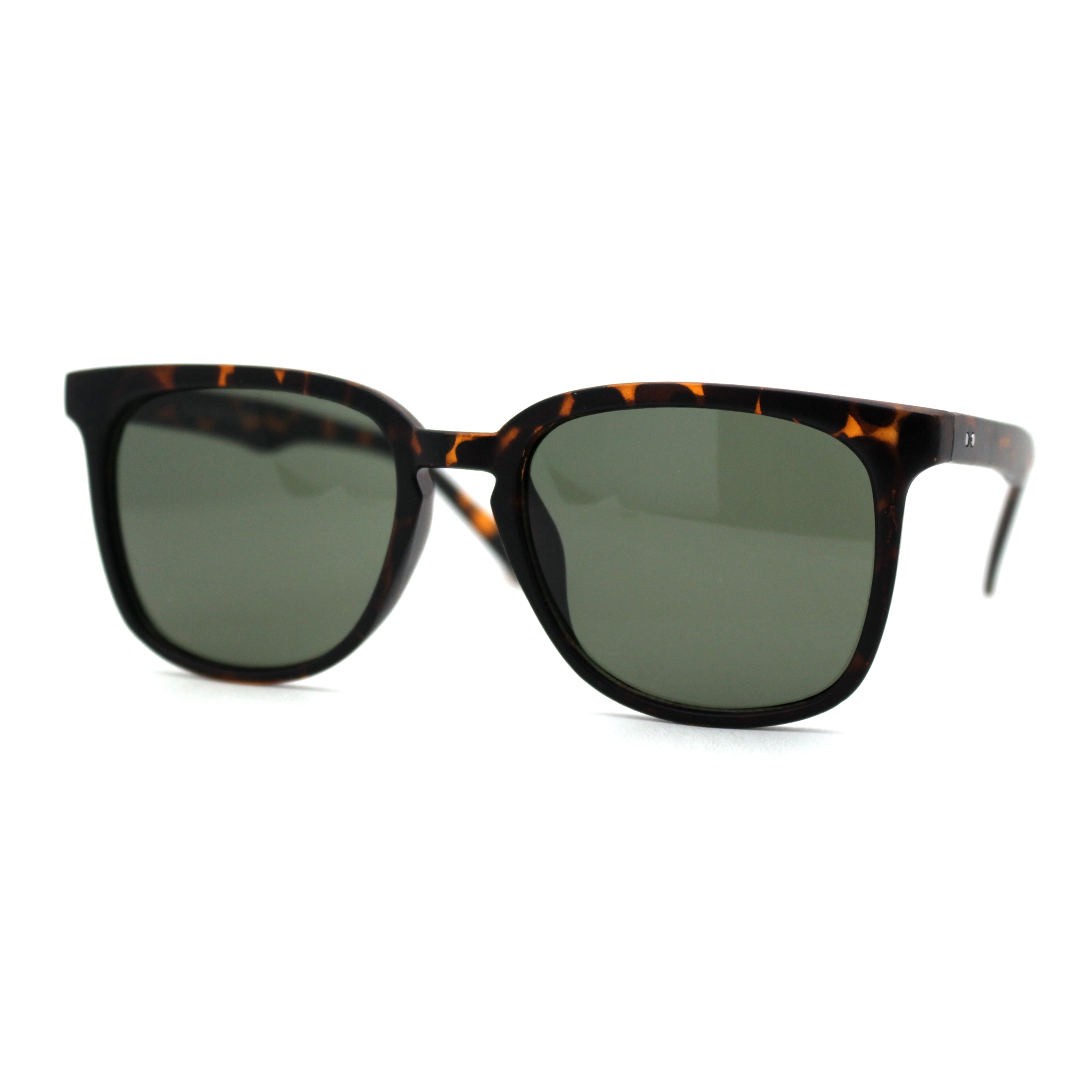 Mens Classy Moulded Thick Horn Rim Rectangle Fashion