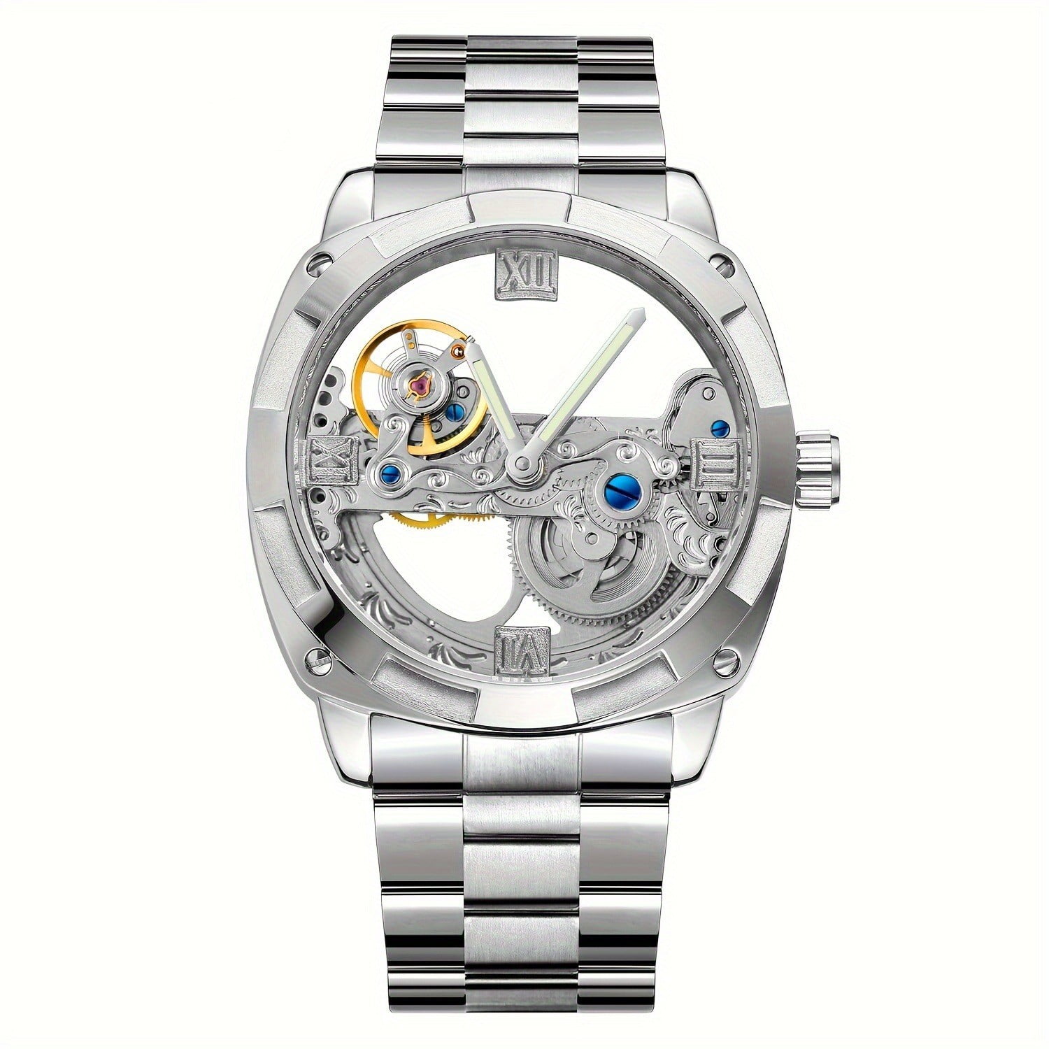 Personalized All-steel Hollow Automatic Mechanical Watch Fashion Watch For Men
