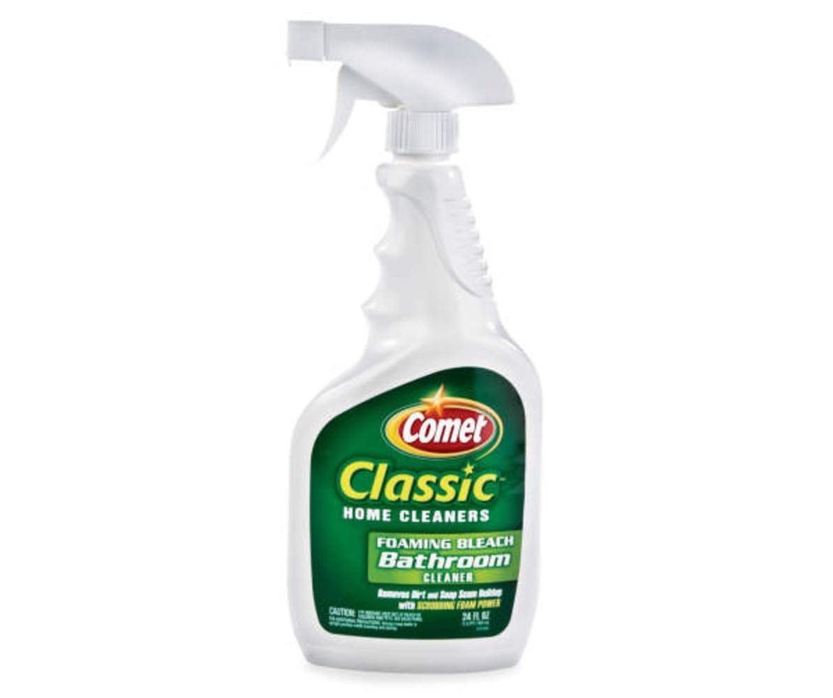 Comet Foaming Bath Spray, 24 oz, Lavender Scent, with Bleach, Classic ...