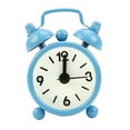thumbnail image 1 of Classic Home Cute Battery Operated Analog Mini Round Bedside Desk Alarm Clock, 1 of 7
