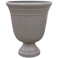 thumbnail image 1 of Classic Home & Garden 19.5 in. H X 16 in. D Plastic Westpoint Urn Planter Stone, 1 of 2
