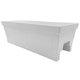 thumbnail image 1 of Classic Home & Garden 7.95 in. H X 10.3 in. W X 23.97 in. D Plastic Montauk Deck Rail Planter White, 1 of 4