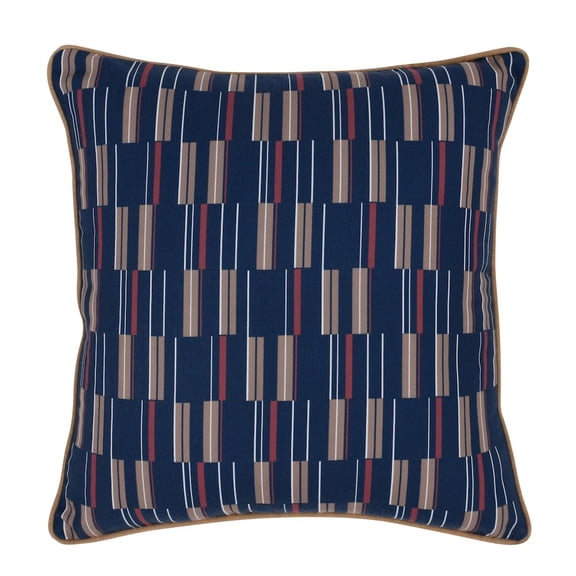 Classic Home Indoor/Outdoor Nantucket Blue Multi 22x22