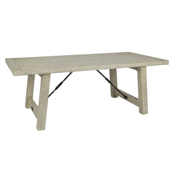 Classic Home Tuscany 106" Ext Dining Table Light Grey