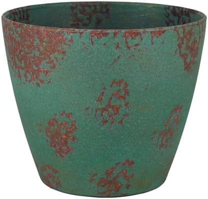 Classic Home and Garden Premiere Collection Planter Vogue, 8", Patina Copper