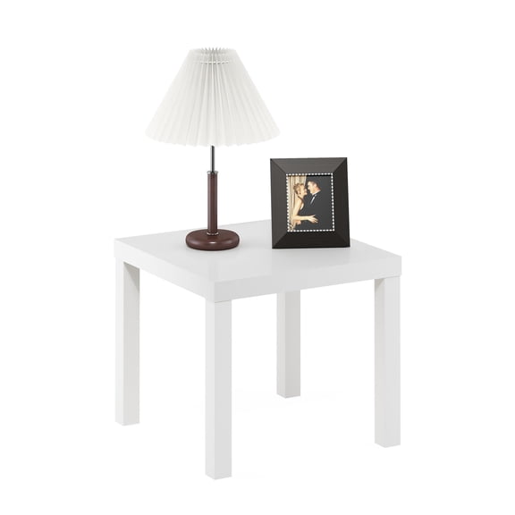 Classic Homey Square Parsons Side End Table, 1-Pack, Black