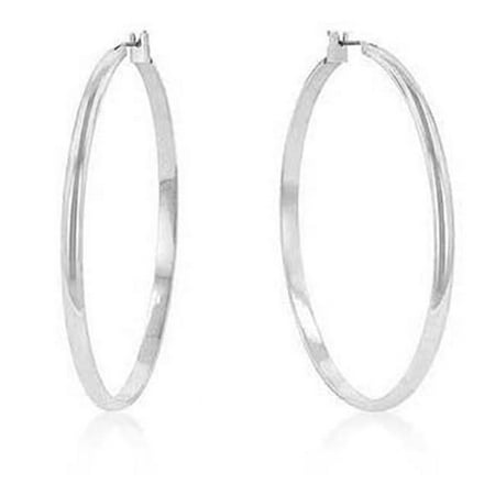 Classic Hoop - Silver Tone