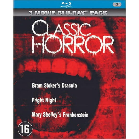 Classic Horror: Dracula / Fright Night / Frankenstein ( Dracula / Fright Night / Frankenstein ) ( Bram Stoker's Dracula ) [ Blu-Ray, Reg.A/B/C Import - Belgium ]