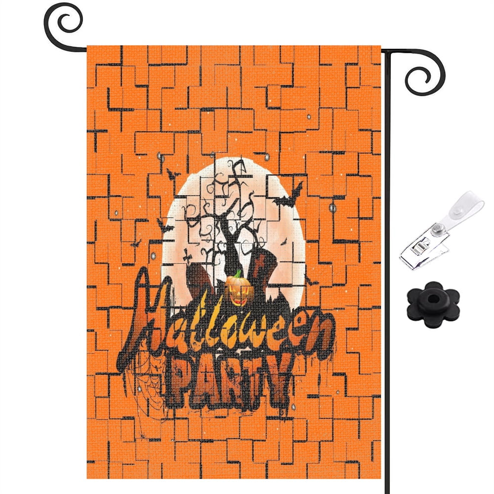 Classic Horror Movie Halloween Garden Flag Vertical Double Side