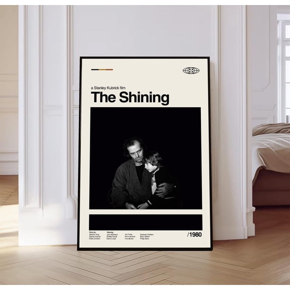 Classic Horror Wall Decor Stanley Kubrick Inspired Art Haunted Hotel, Unframed Poster