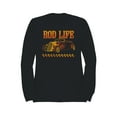 thumbnail image 1 of Classic Hot Rod Life Flames Men's Sweatshirt, 1 of 3