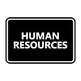 thumbnail image 1 of Classic Human Resources Sign (Black) - Large, 1 of 1