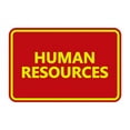 thumbnail image 1 of Classic Human Resources Sign (Red/Yellow) - Medium, 1 of 1