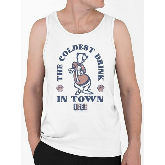 Classic ICEE Cool - Retro Bear Graphic Men's Tank Top