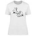 thumbnail image 1 of Classic Ice Skates T-Shirt Women -Image by Shutterstock, Female Small, 1 of 2