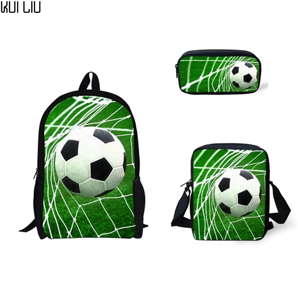 Classic Ice and fire Soccerly Foot Ball 3D Print 3pcs/Set Bags Laptop ...