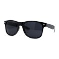 thumbnail image 1 of Classic Iconic Hipster Horn Rim Sunglasses Gloss Black, 1 of 4