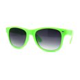 thumbnail image 1 of Classic Iconic Pop Color Horn Rim Sunglasses Green Smoke, 1 of 4