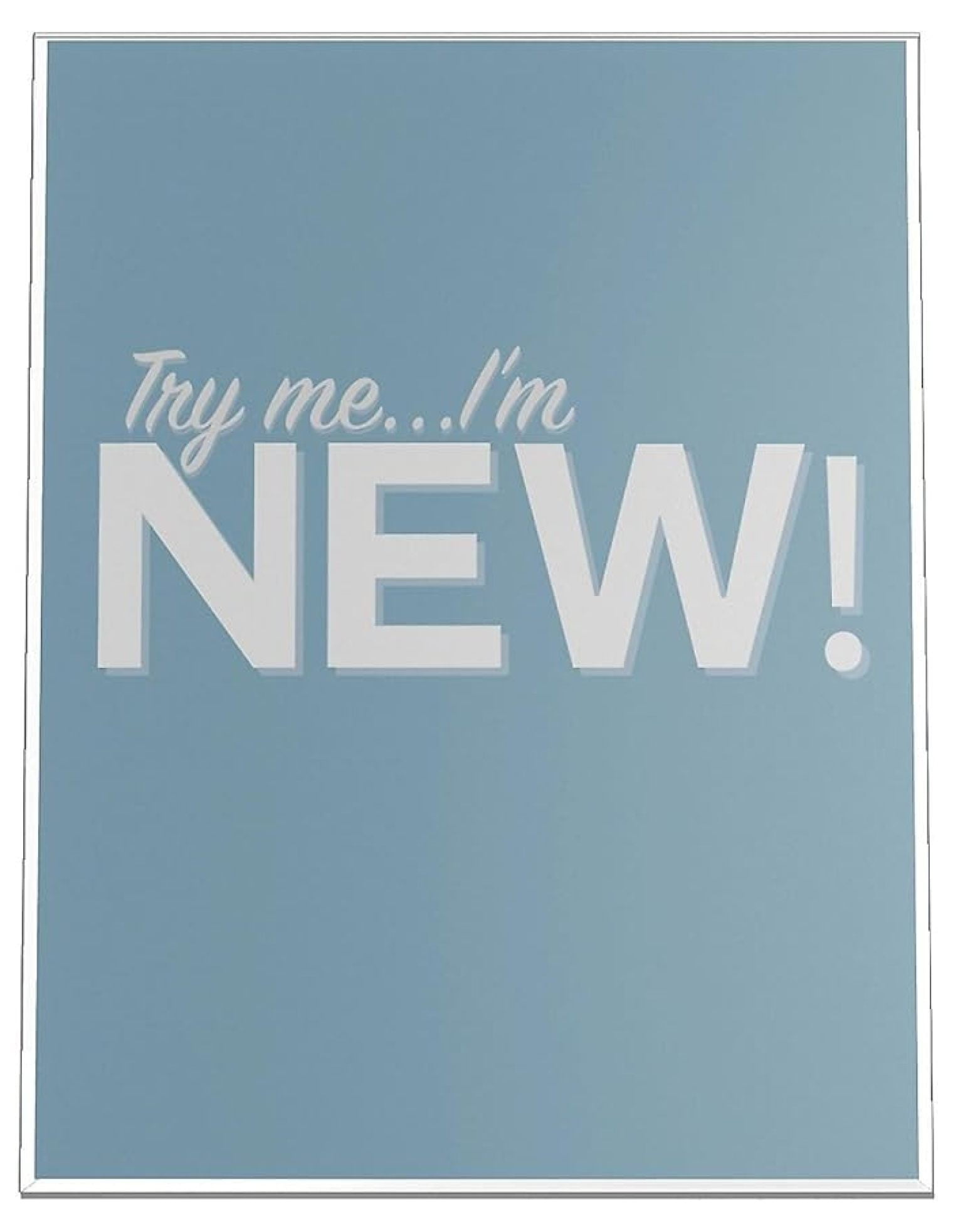 Classic Image Slanted Sign Holder, Portrait, 8.5 x 11 Insert, Clear ...