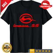 Classic Impala SS Retro Muscle Car Men's Black T-shirt Size S-3XL, ULTRA LIMITED-TH83754