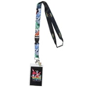 Voltron Defender Of The Universe ID Lanyard Badge Holder Voltron Rubber Charm