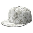 thumbnail image 1 of Classic Indian Snapback Cap, Adjustable Baseball Hat with Exotic Paisley Artwork, Vibrant Tribal Design, 1 of 8