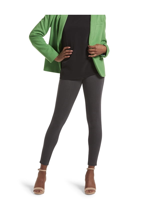 Women's Classic Indigo Denim Legging, Grey Denim, 1X