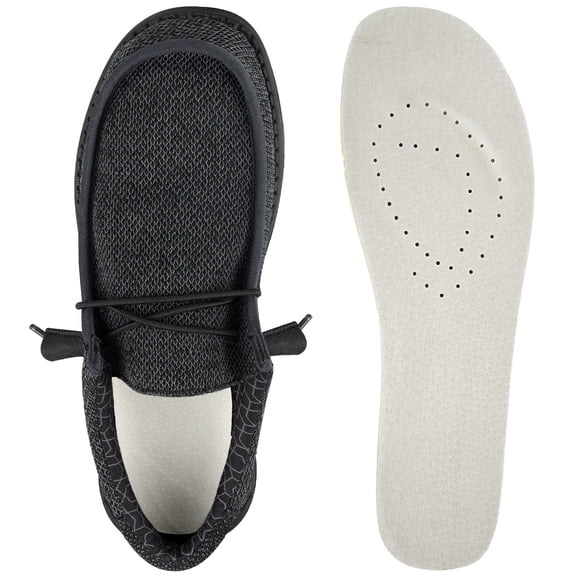 Classic Insoles for Hey Dude Men's Wally Shoes Replacement, Footwear Inserts Comfortable & Light-Weight(US Size:M8 / EU Size:41)