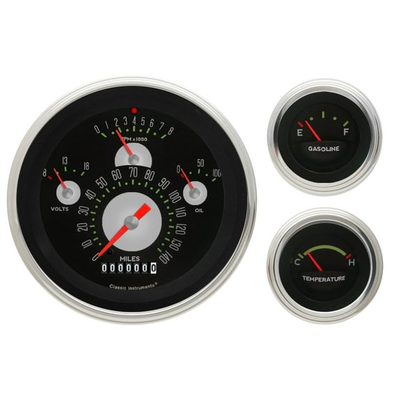 Classic Instruments CH01ASLF Authentic Gauge Package