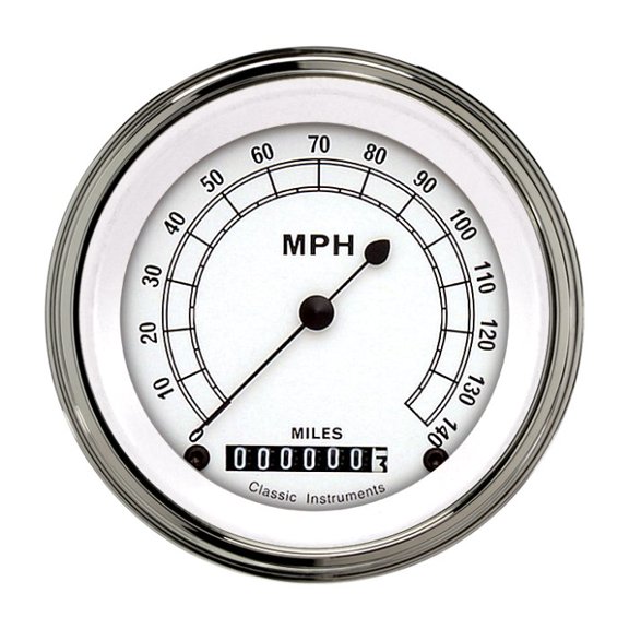Classic Instruments CW55SLF Classic Series 140 MPH Speedometer