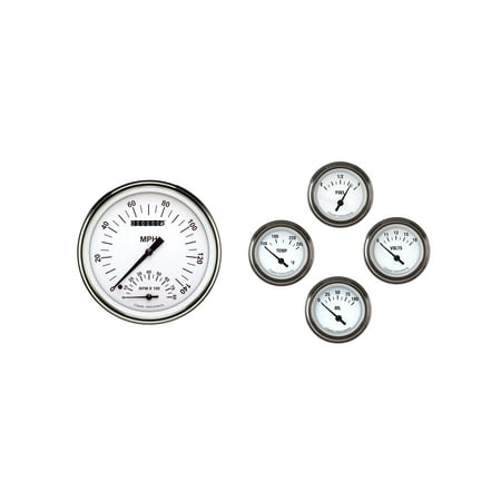 Classic Instruments FV61WH65 White Hot Series Gauge Set