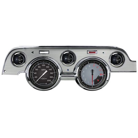 Classic Instruments MU67AXGBA AutoCross Gray Gauge Package