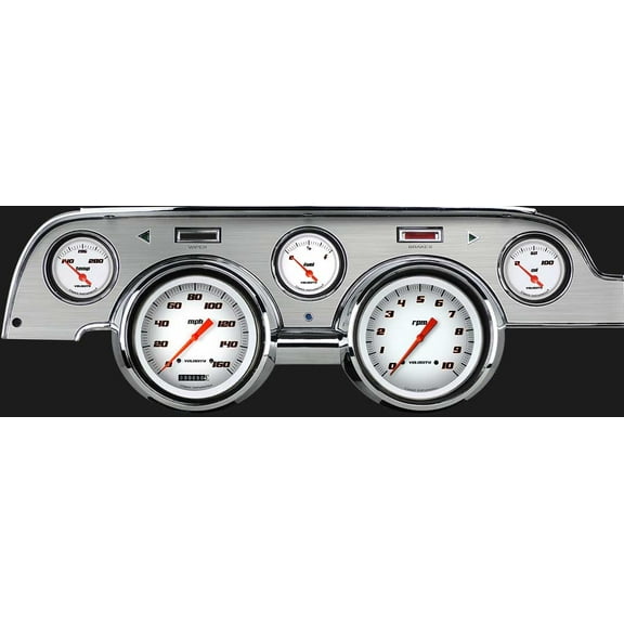 Classic Instruments MU67VSWBA Velocity White Series Gauge Package