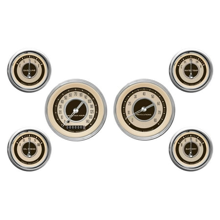 Classic Instruments NT01SHC Nostalgia VT Series 6 Gauge Package