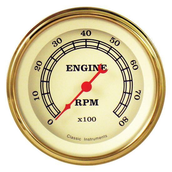 Classic Instruments VT80GLF Vintage Series Tachometer