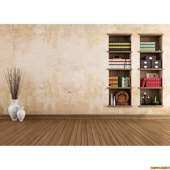 Classic Interior Wall With Mouldings Empty Room Photography Backdrops Props ration Paintings Indoor Background TQ-06