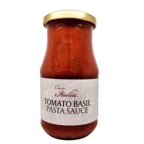Classic Italia Tomato Basil Pasta Sauce 400g, British Import (Pack of 2)