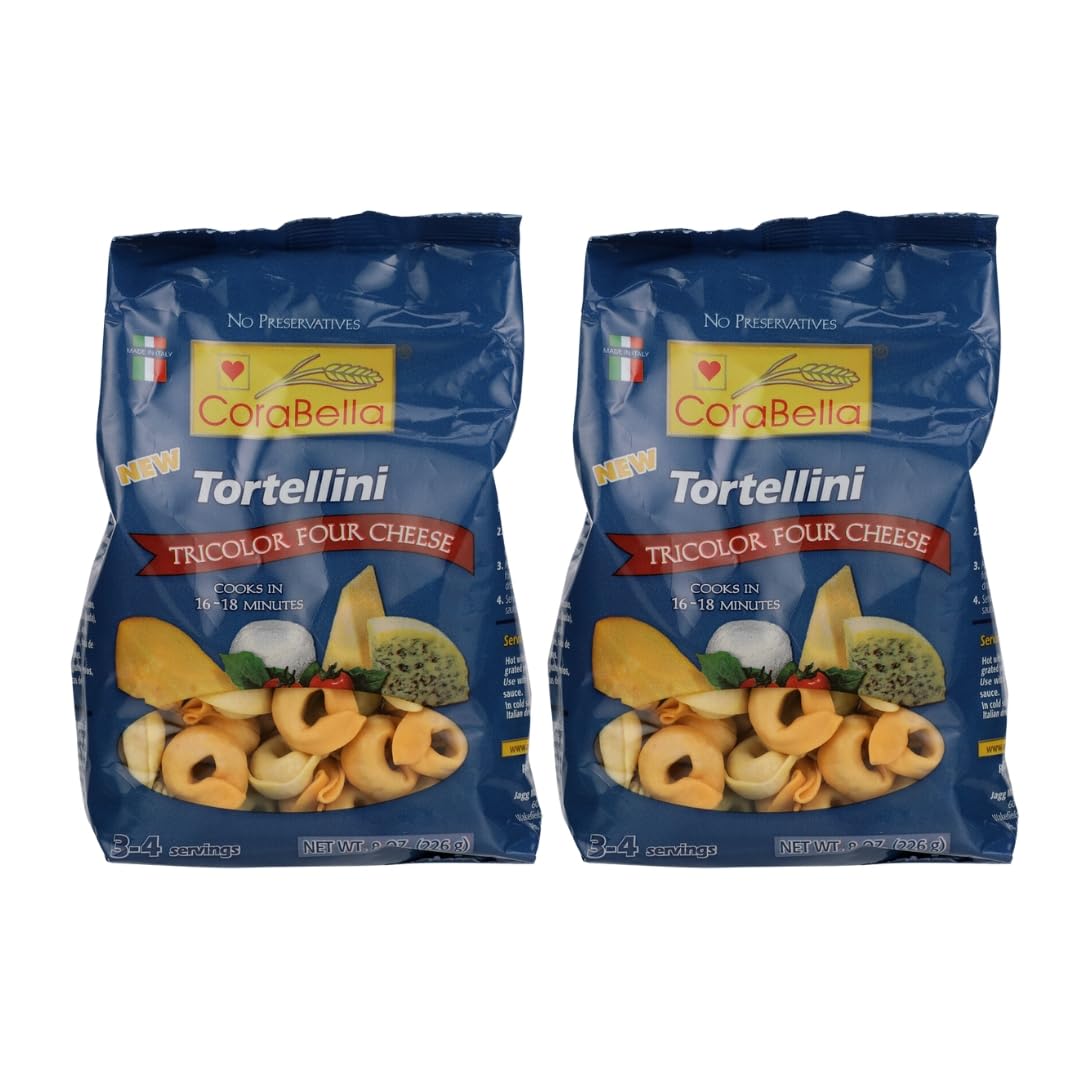 Classic ItalianMade Tricolor Tortellini Organic Tortellini Pasta