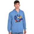 thumbnail image 1 of Classic Japanese Video Game Mega Man Zip Up Hoodie Men's Women's Brisco Brands 2X, 1 of 6