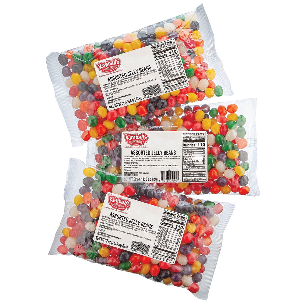 Mrs. Kimball's Candy Shoppe Classic Jelly Beans, 22 oz., Set of 3