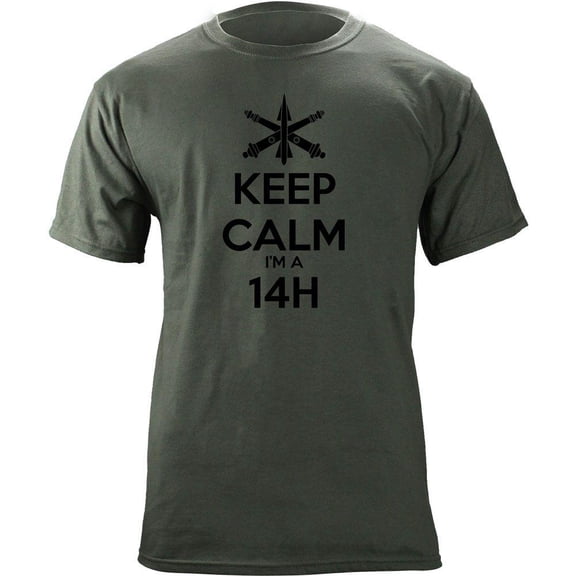Classic Keep Calm I'm a 14H Army MOS T-Shirt